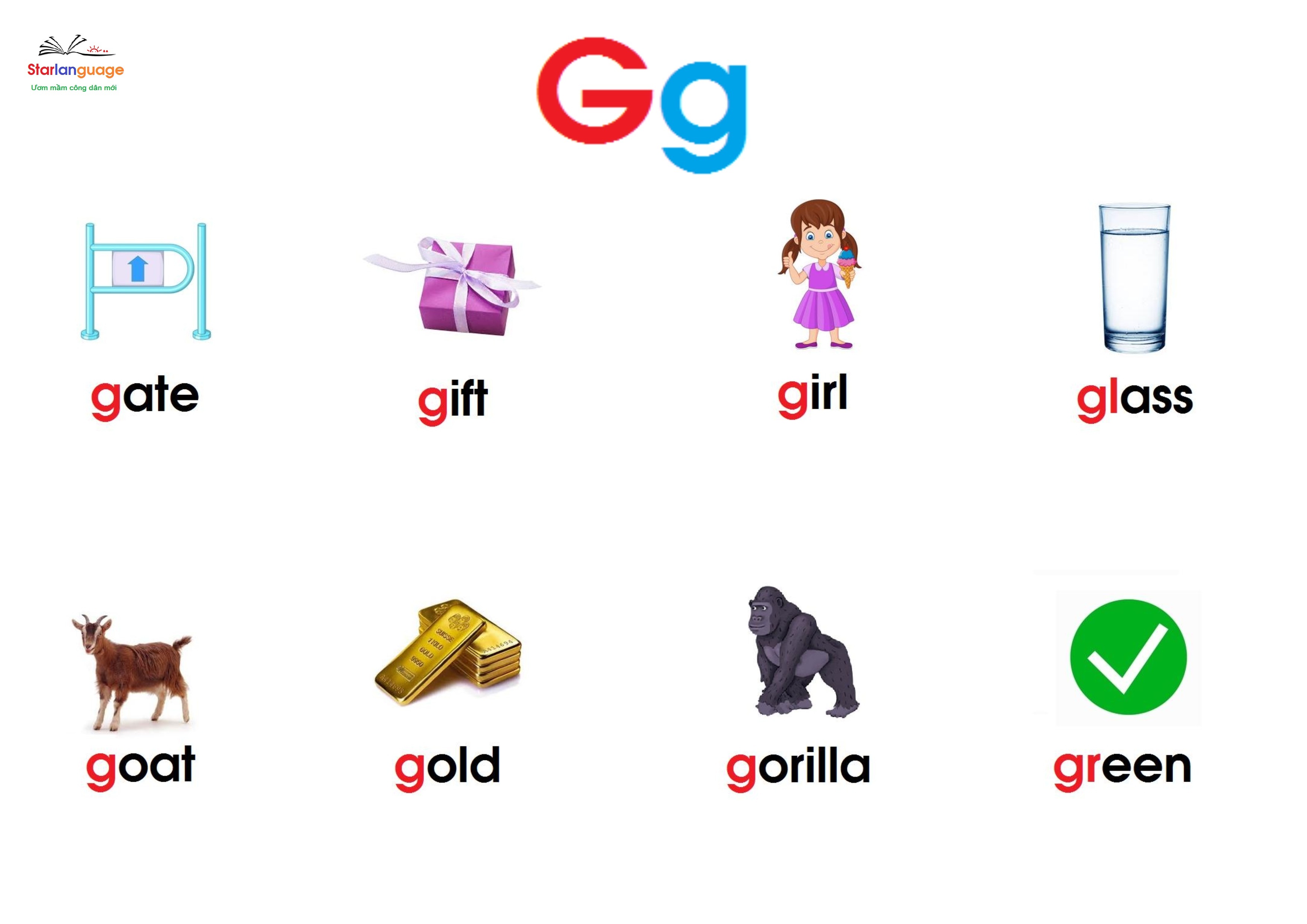 Optional letter G